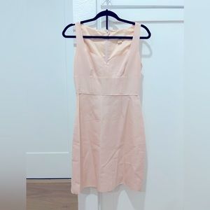 J Crew Blush Pink Sweetheart Neckline Dress